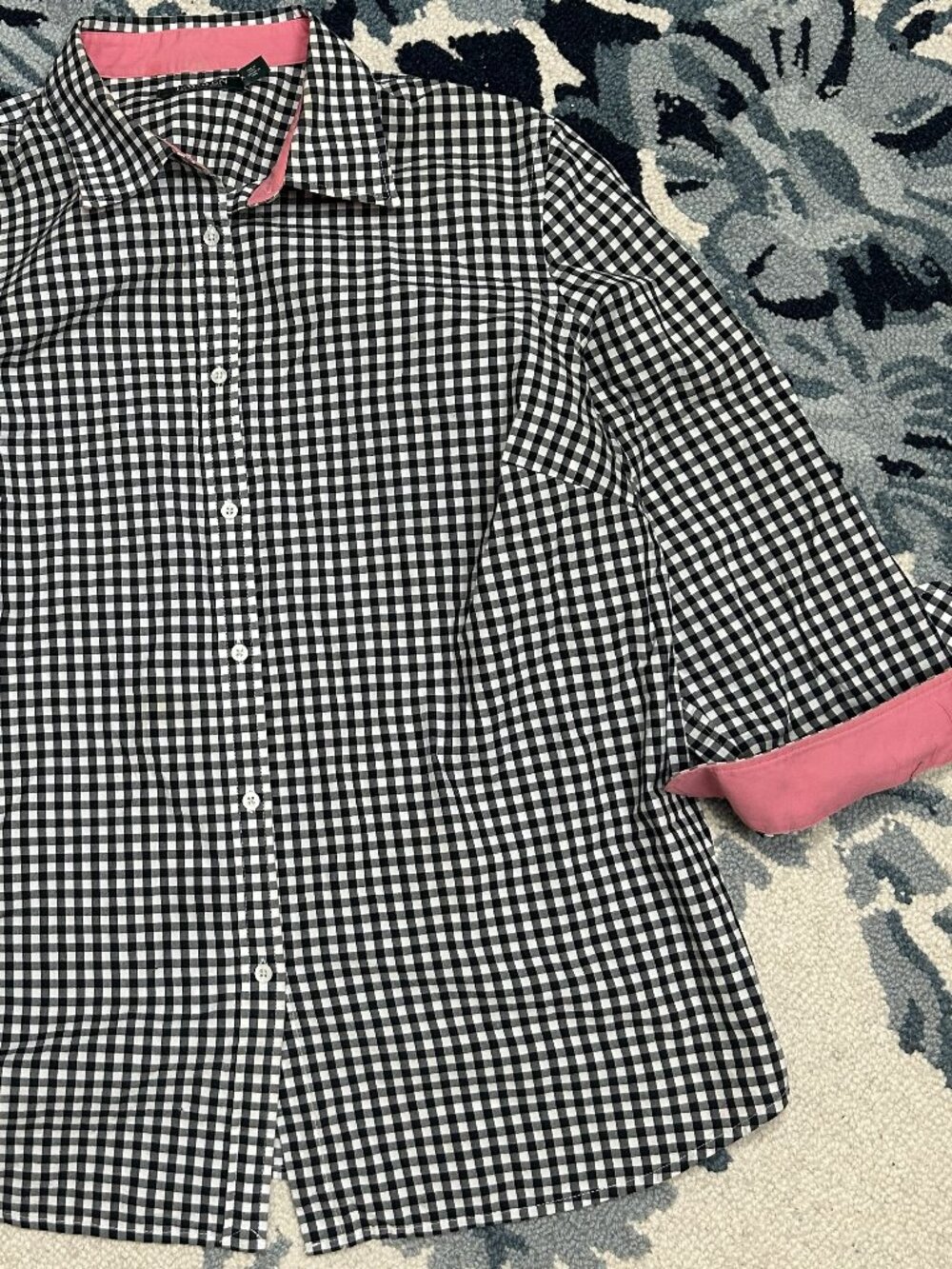 Lauren Ralph Lauren Gingham Button Down — Women's 1X